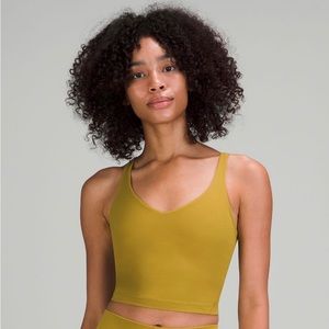 lululemon Align Cropped Tank Color: Auric Gold Size: 2